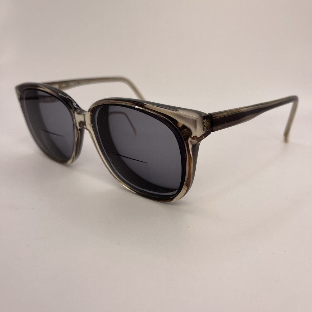 Vintage Zimco Lancer Eyeglasses Grey Fade 56-18-145 USA MADE *Frames Only*